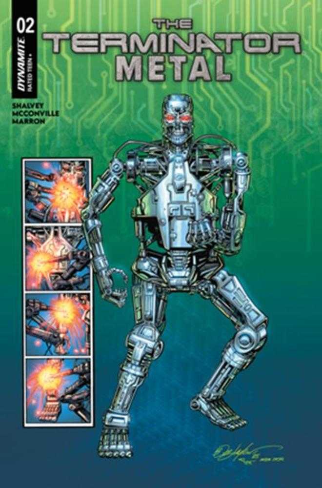 Terminator Metal 2 Cover B Bob Layton Variant - Walt's Comic Shop