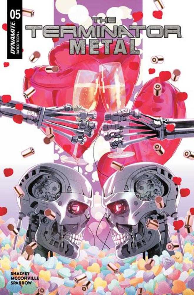 Terminator Metal 5 Cover D Reese Hannigan Variant - Walt's Comic Shop