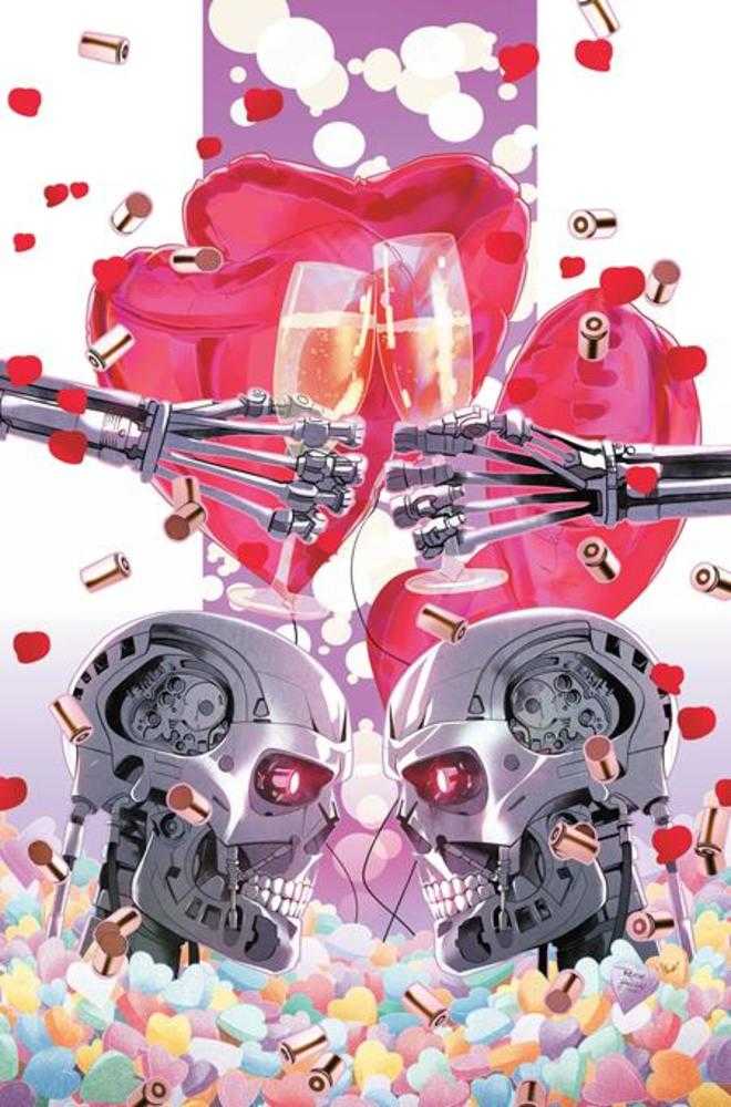 Terminator Metal 5 Cover F Reese Hannigan Full Art 1:10 Ratio Variant - Walt's Comic Shop