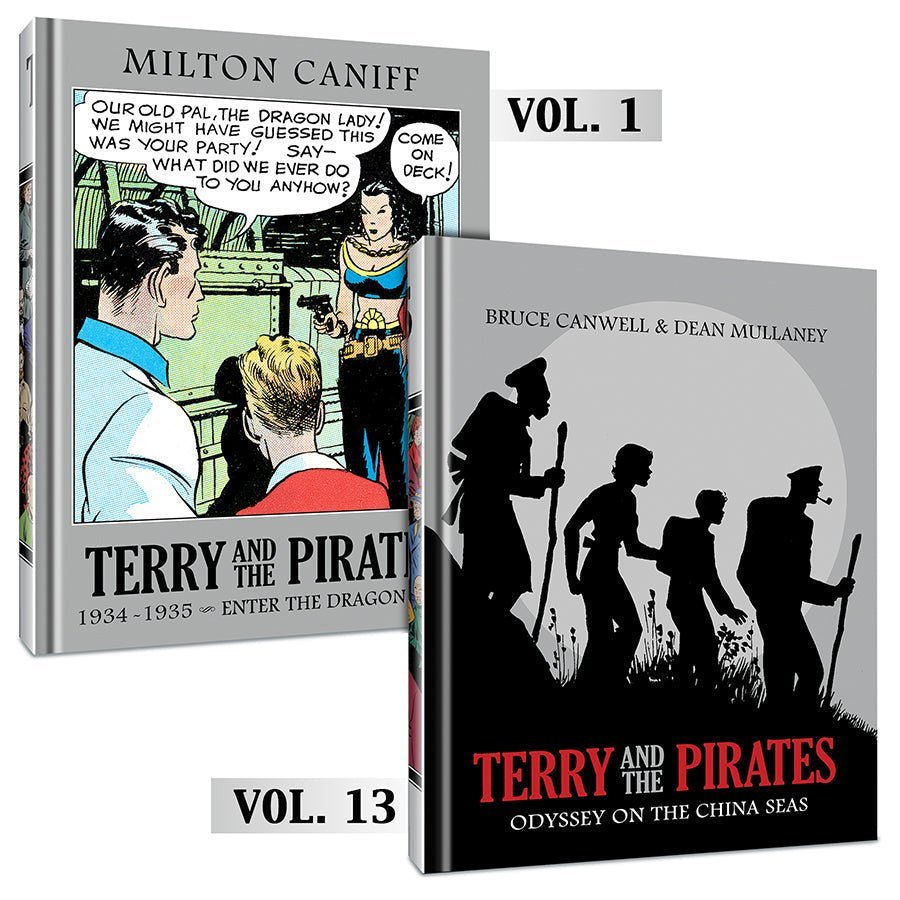 Terry And The Pirates: The Master Collection HC BUNDLE Vol. 1 & Vol. 13 *NICK&DENT* *C2* - Walt's Comic Shop