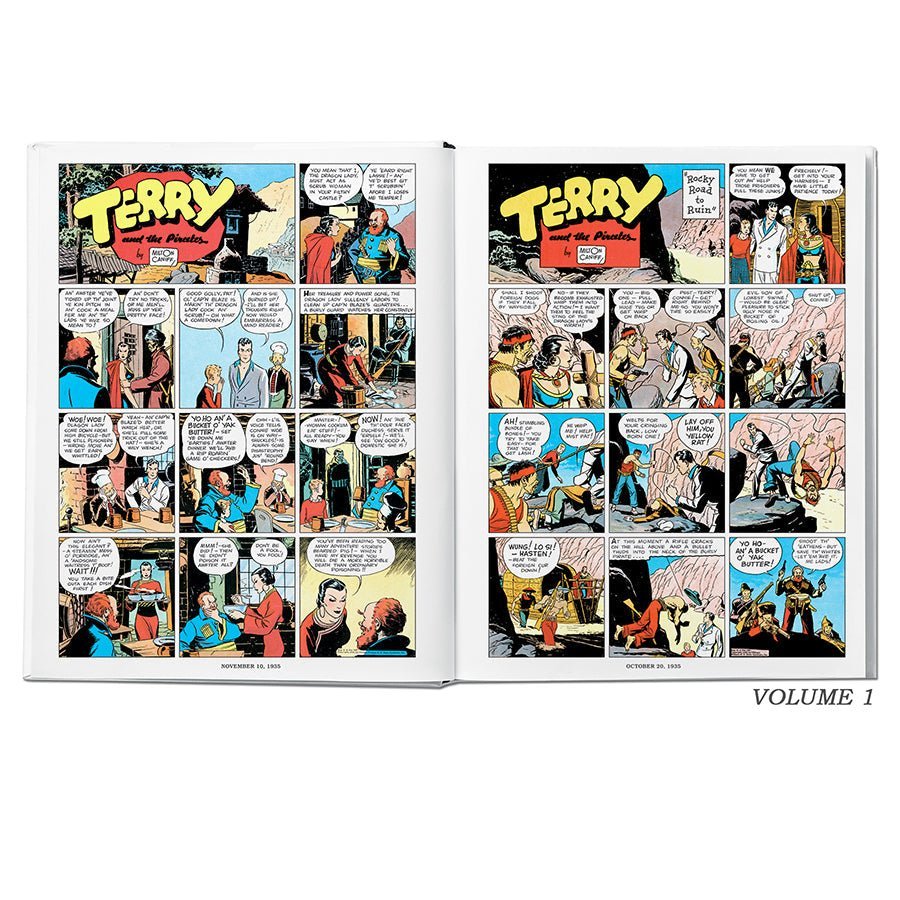 Terry And The Pirates: The Master Collection HC BUNDLE Vol. 1 & Vol. 13 *NICK&DENT* *C2* - Walt's Comic Shop