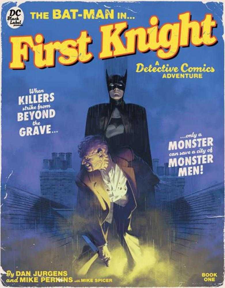 The Bat-Man First Knight #1 (Of 3) Cover C Marc Aspinall Pulp Novel Variant (Mature) - Walt's Comic Shop