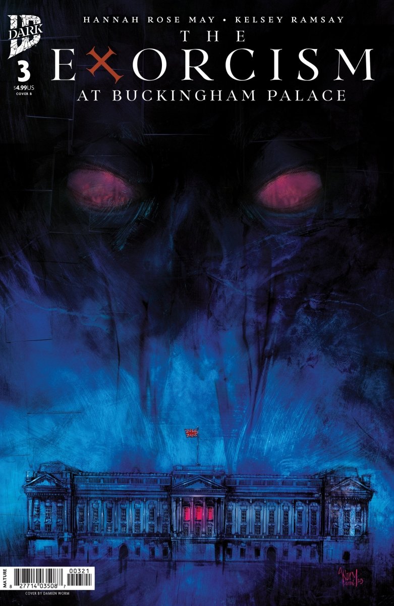 The Exorcism At Buckingham Palace 3 Variant B (Damien Worm) - Walt's Comic Shop