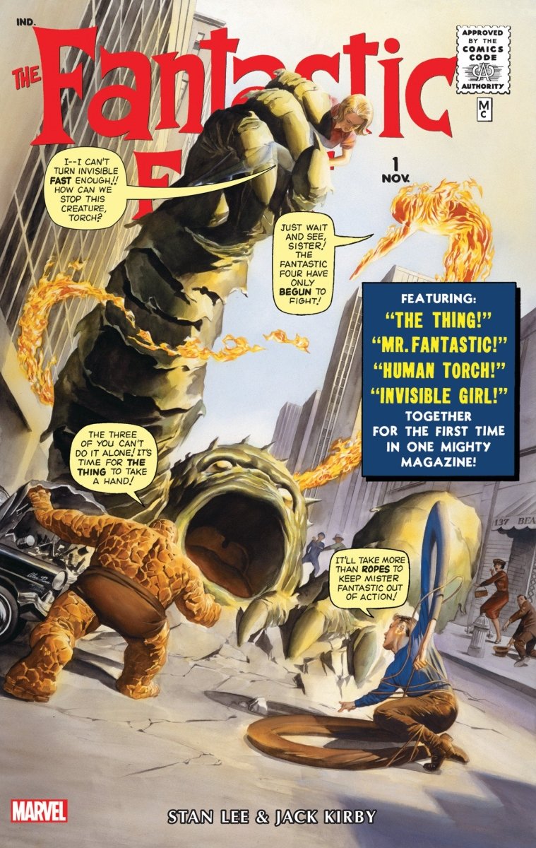 The Fantastic Four Omnibus Vol. 1 Alex Ross Cover HC [New Printing 3] *PRE - ORDER* - Walt's Comic Shop