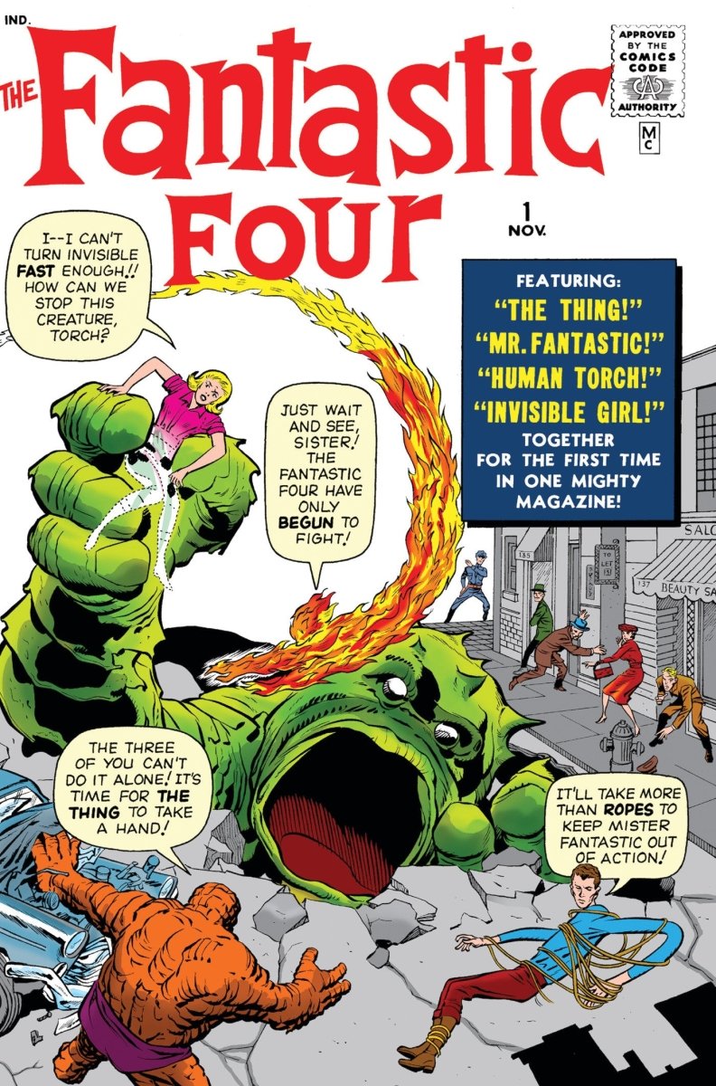 The Fantastic Four Omnibus Vol. 1 Jack Kirby Cover HC [New Printing 3, DM Only] *PRE - ORDER* - Walt's Comic Shop