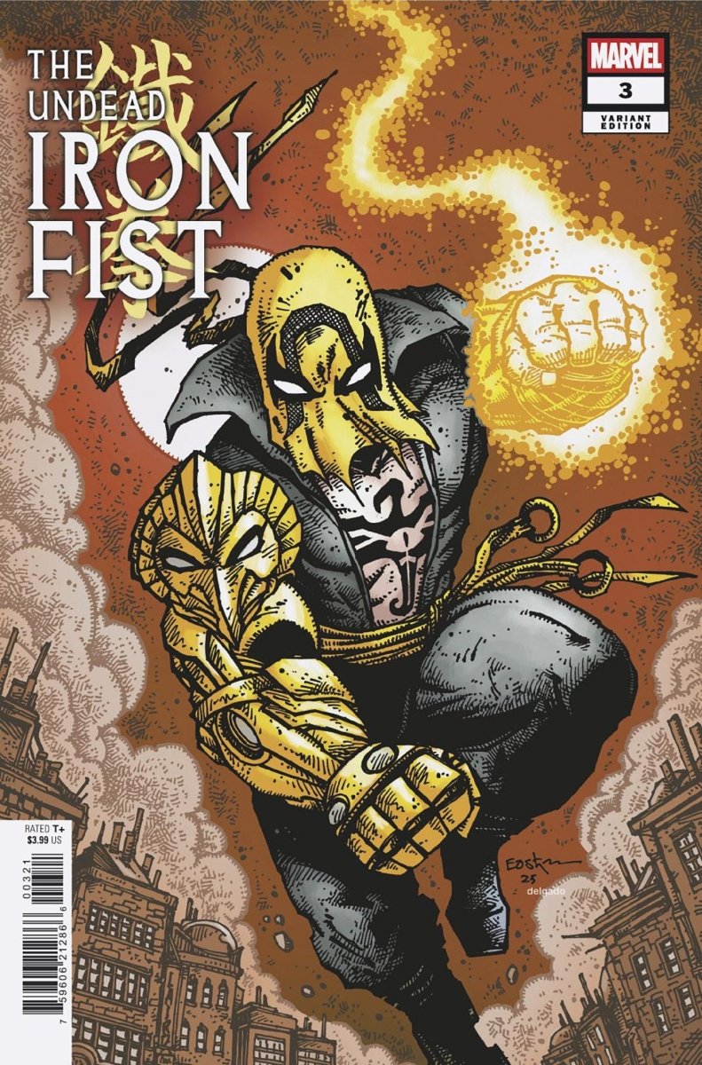 The Undead Iron Fist 3 Kevin Eastman Variant - Walt's Comic Shop