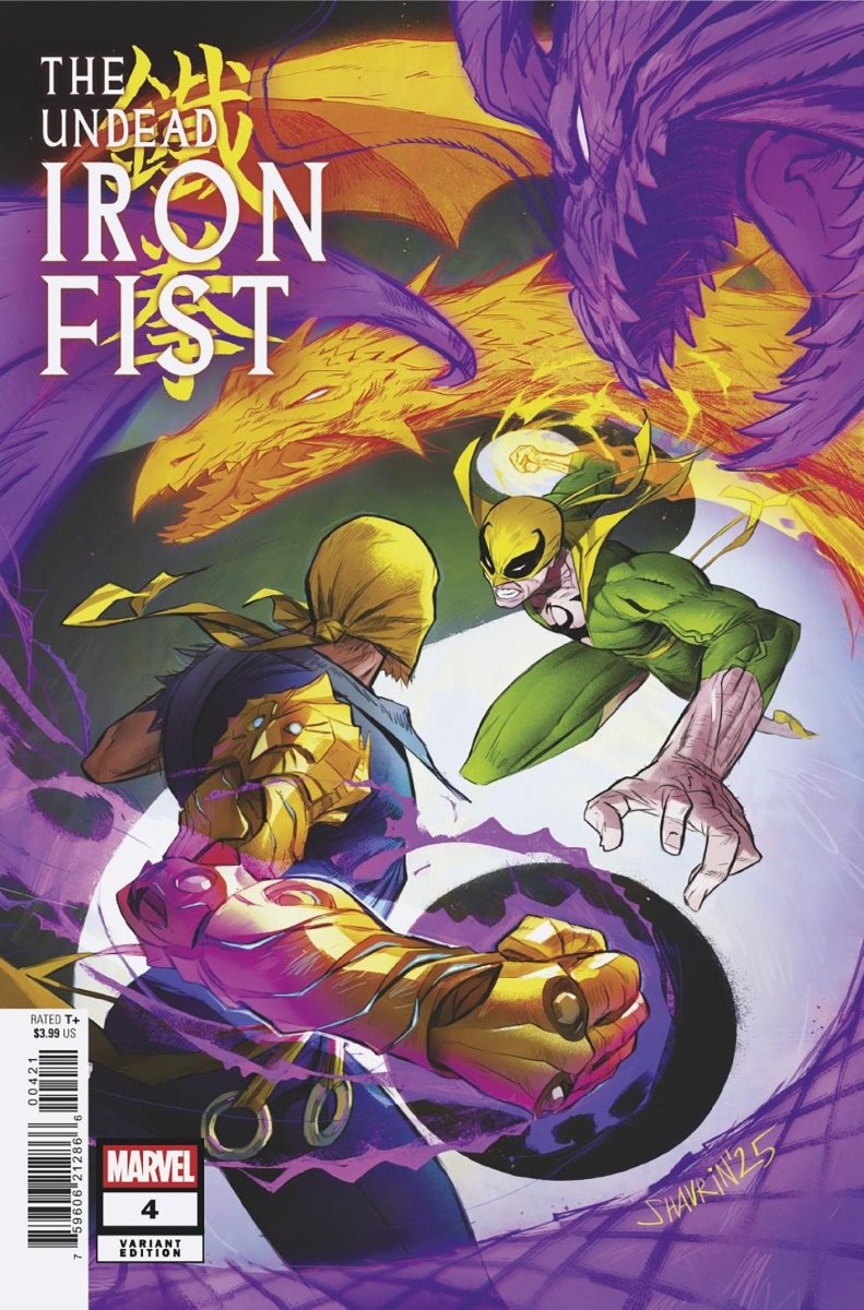 The Undead Iron Fist 4 Ivan Shavrin Variant - Walt's Comic Shop
