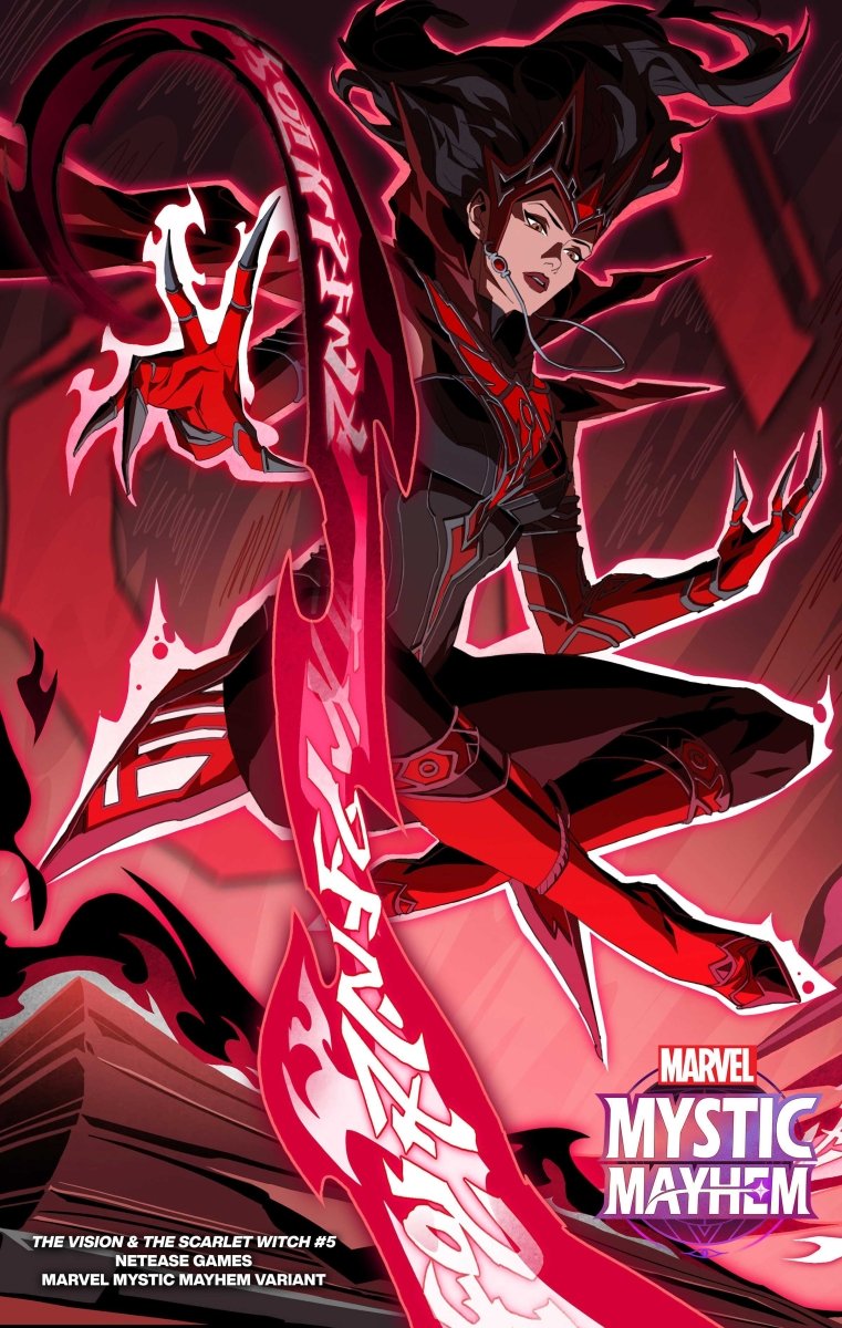 The Vision & The Scarlet Witch 5 Netease Games Marvel Mystic Mayhem Variant - Walt's Comic Shop