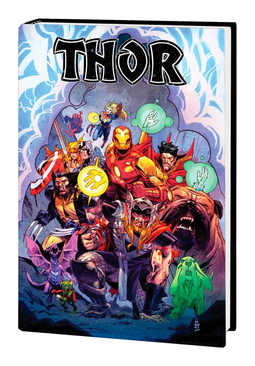 Thor By Cates & Klein Omnibus Nic Klein Thor Team - Up Cover HC DM Only] - Walt's Comic Shop