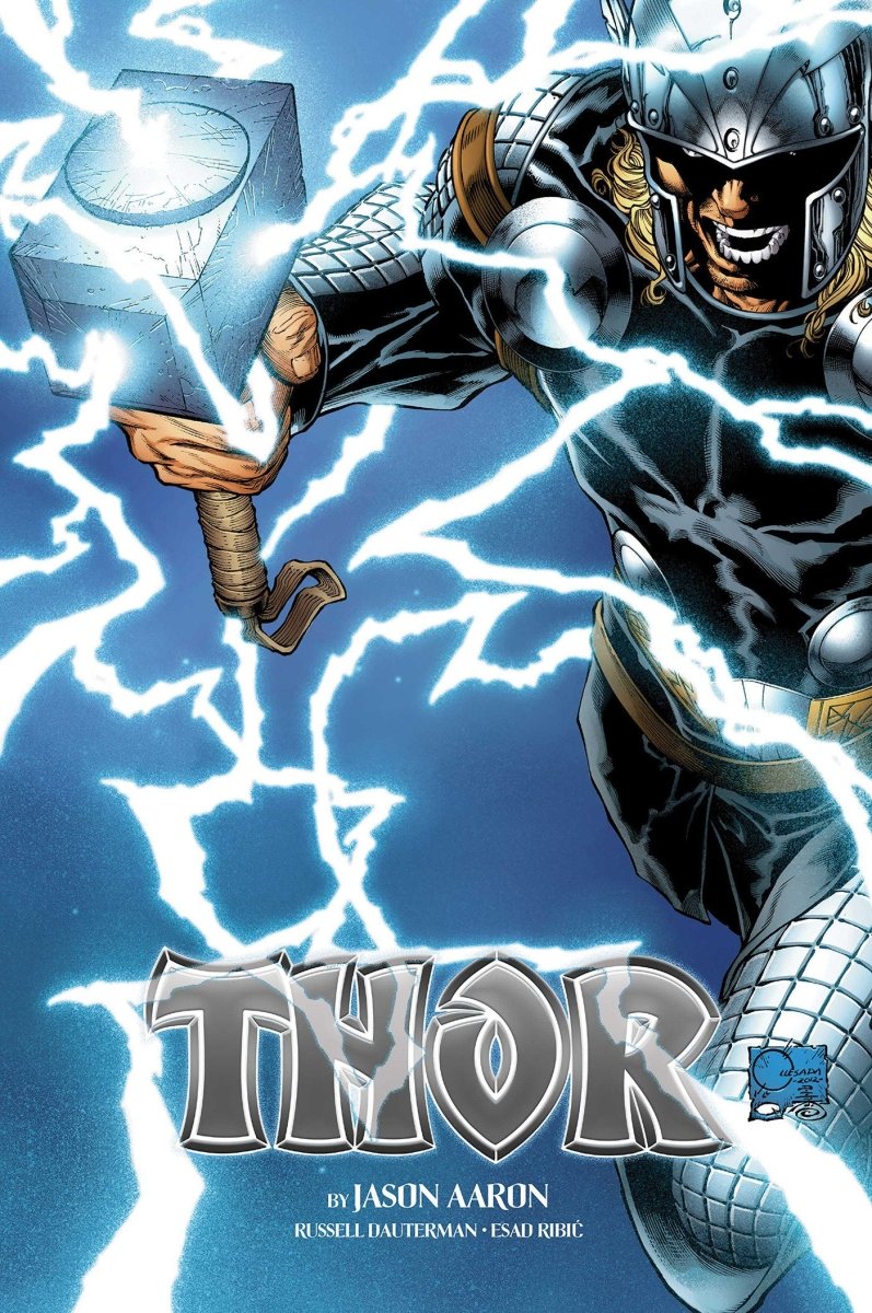 Thor By Jason Aaron Omnibus Vol. 1 Joe Quesada Cover HC [New Printing, DM Only] *PRE - ORDER* - Walt's Comic Shop