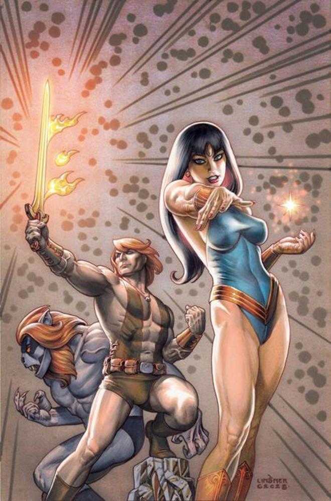 Thundarr The Barbarian 3 Cover G Joseph Michael Linsner Full Art 1:10 Ratio Variant - Walt's Comic Shop