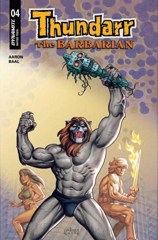 Thundarr The Barbarian 4 Cover D Joseph Michael Linsner Variant - Walt's Comic Shop