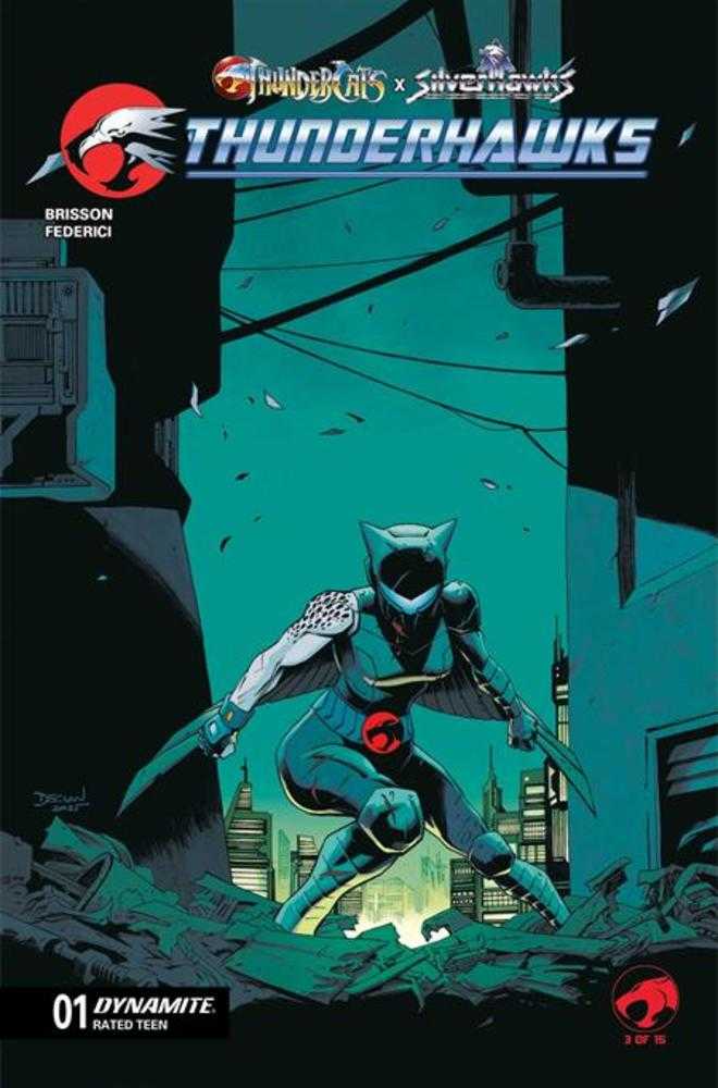 Thundercats X Silverhawks Thunderhawks 1 Cover B Declan Shalvey Variant - Walt's Comic Shop