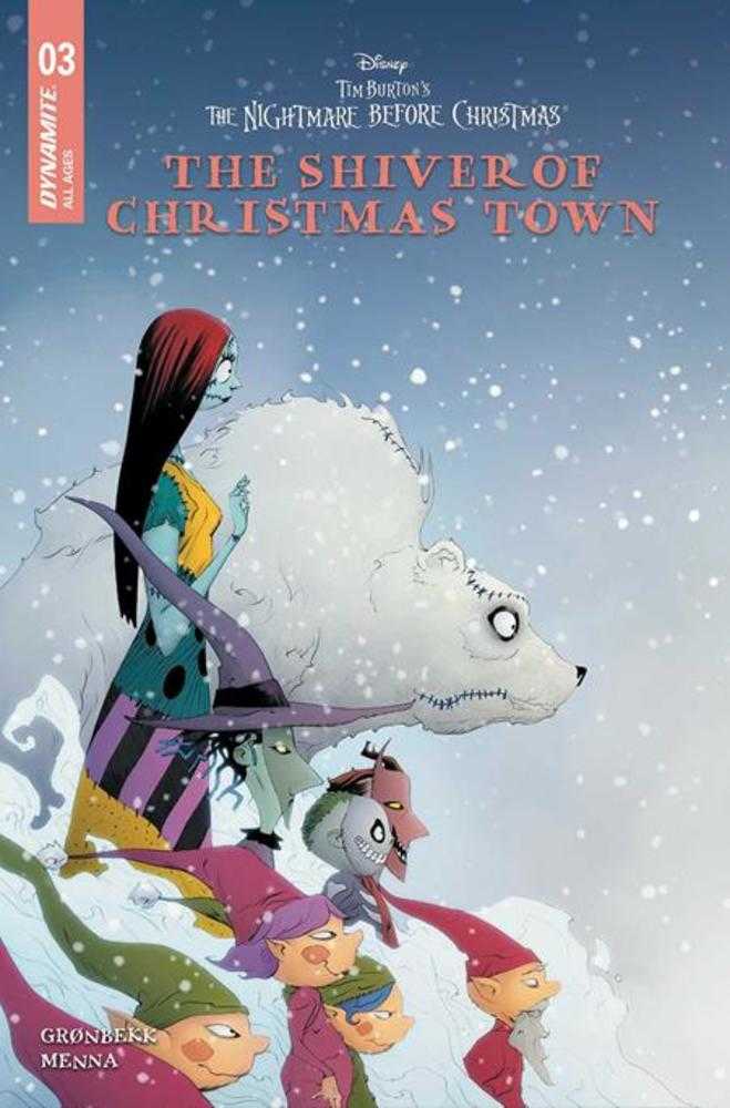 Tim Burtons The Nightmare Before Christmas The Shiver Of Christmas Town 3 Cover A Jae Lee - Walt's Comic Shop
