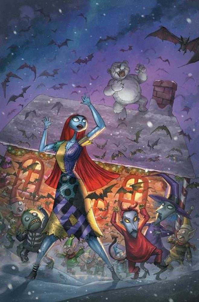 Tim Burtons The Nightmare Before Christmas The Shiver Of Christmas Town 3 Cover G Alan Quah Full Art 1:10 Ratio Variant - Walt's Comic Shop