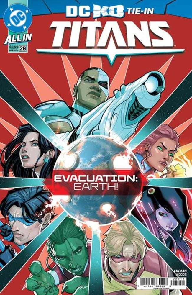 Titans 28 Cover A Pete Woods (DC K.O.) - Walt's Comic Shop