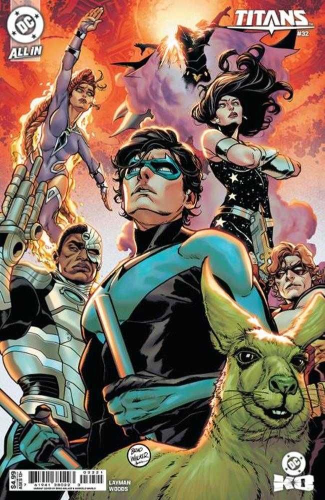 Titans 32 Cover B Brad Walker Card Stock Variant (DC K.O.) - Walt's Comic Shop
