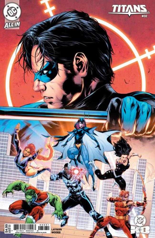 Titans 32 Cover C Caanan White Card Stock Variant (DC K.O.) - Walt's Comic Shop