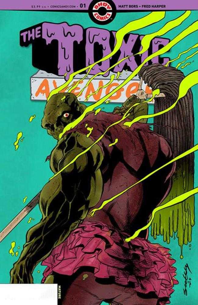 Toxic Avenger #1 (Of 5) Cover C 5 Copy Tim Seeley Unlock Variant (Mature) - Walt's Comic Shop