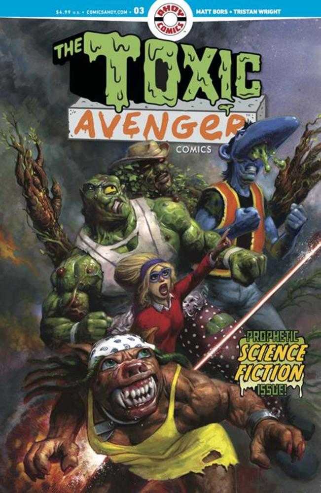 Toxic Avenger Comics 3 Cover A Fred Harper (Mature) - Walt's Comic Shop