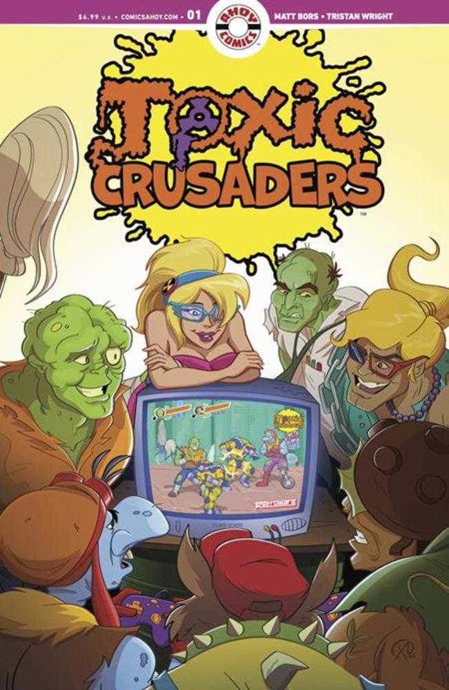 Toxic Crusaders 1 (Of 5) Cover C Retroware Game Art Unlock 1:5 Ratio Variant (Mature) - Walt's Comic Shop