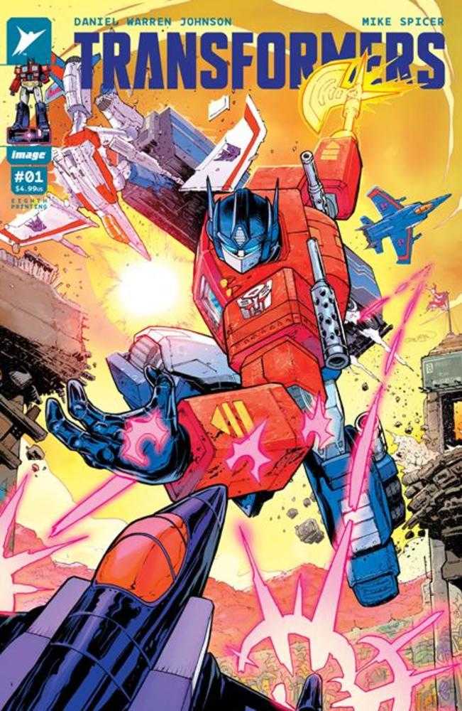 Transformers #1 Eighth Printing Cover A Pat Gleason - Walt's Comic Shop