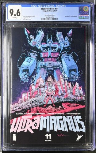 Transformers #11 James Harren Surprise Variant CGC 9.6 - Walt's Comic Shop