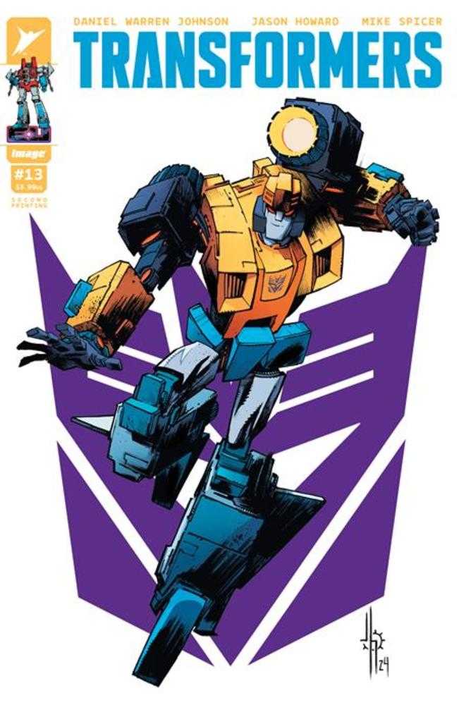 Transformers #13 2nd Print Cover A Howard Decepticon - Walt's Comic Shop