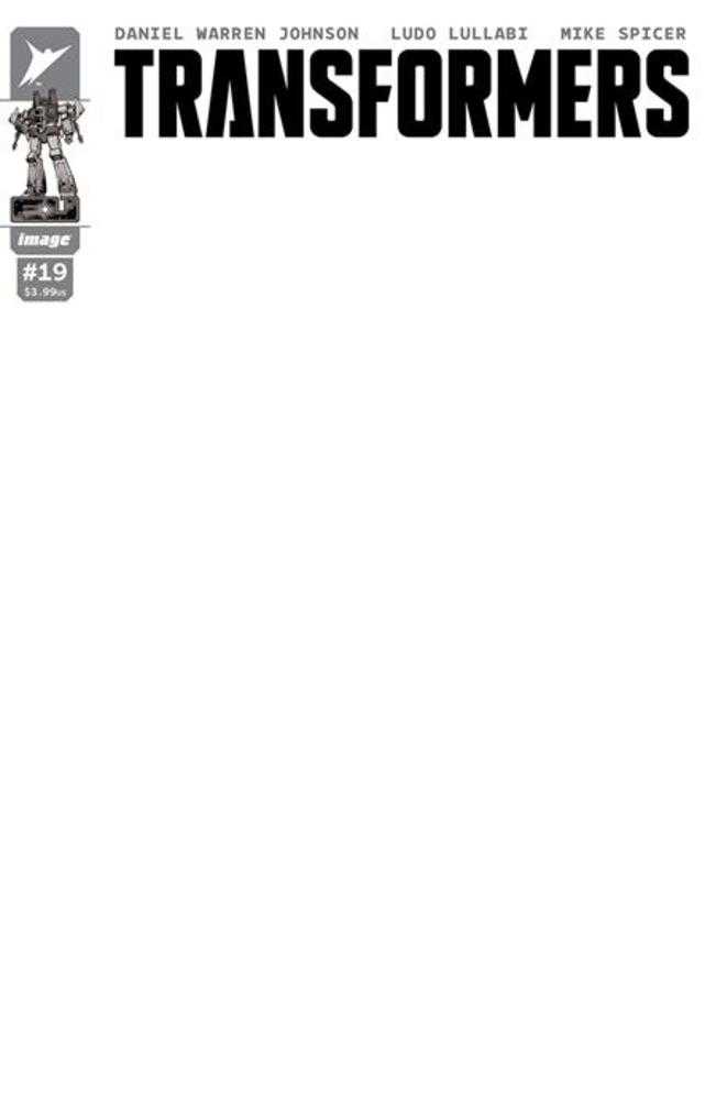 Transformers #19 Cover G Blank Sketch Variant - Walt's Comic Shop