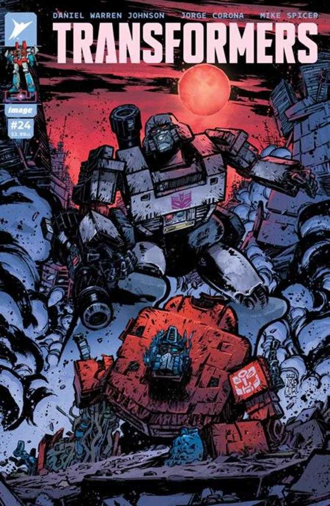 Transformers 24 Cover B Jorge Corona & Mike Spicer Variant - Walt's Comic Shop