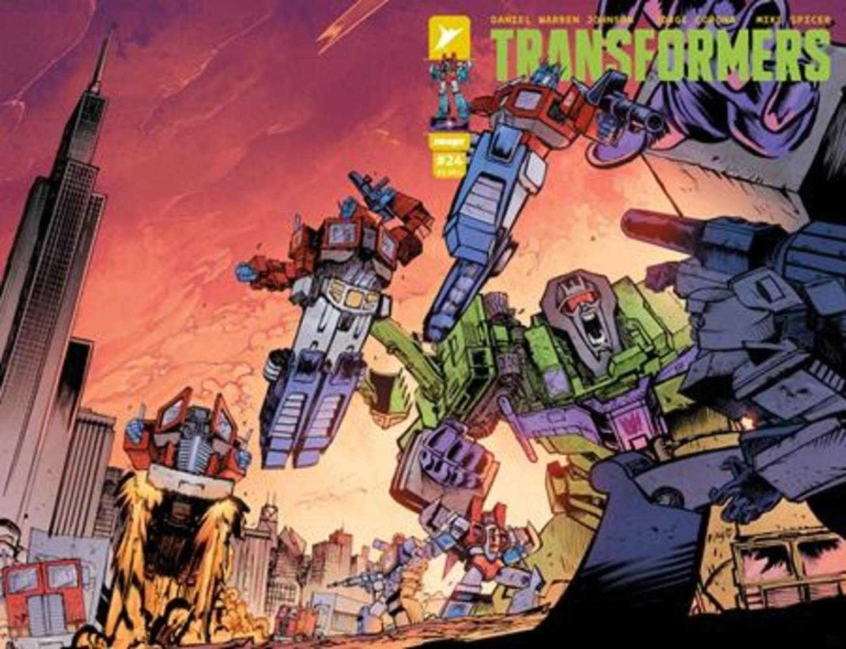 Transformers 24 Cover F Daniel Warren Johnson & Mike Spicer Wraparound Variant - Walt's Comic Shop