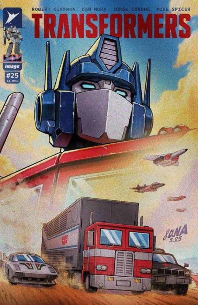 Transformers 25 Cover I David Nakayama Foil Variant - Walt's Comic Shop