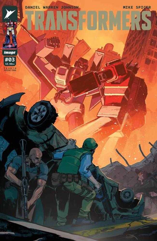 Transformers #3 4TH Printing - Walt's Comic Shop