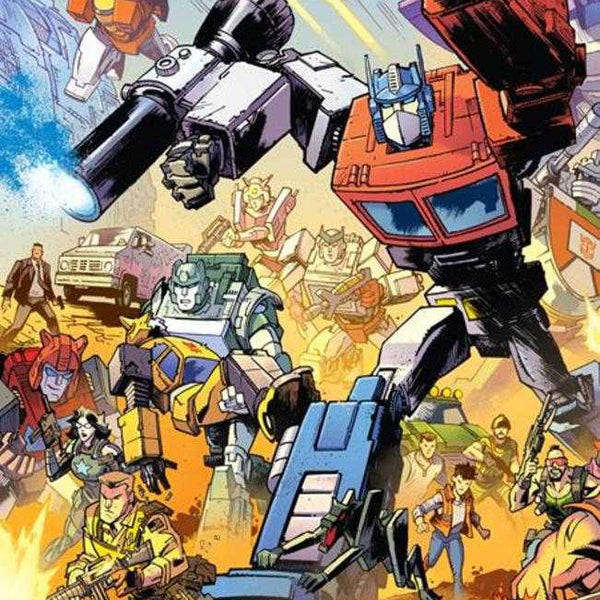 アメコミ　トランスフォーマー　ハードカバー Transformers #9 Cover F Jason Howard Connecting Eu Anniversary
