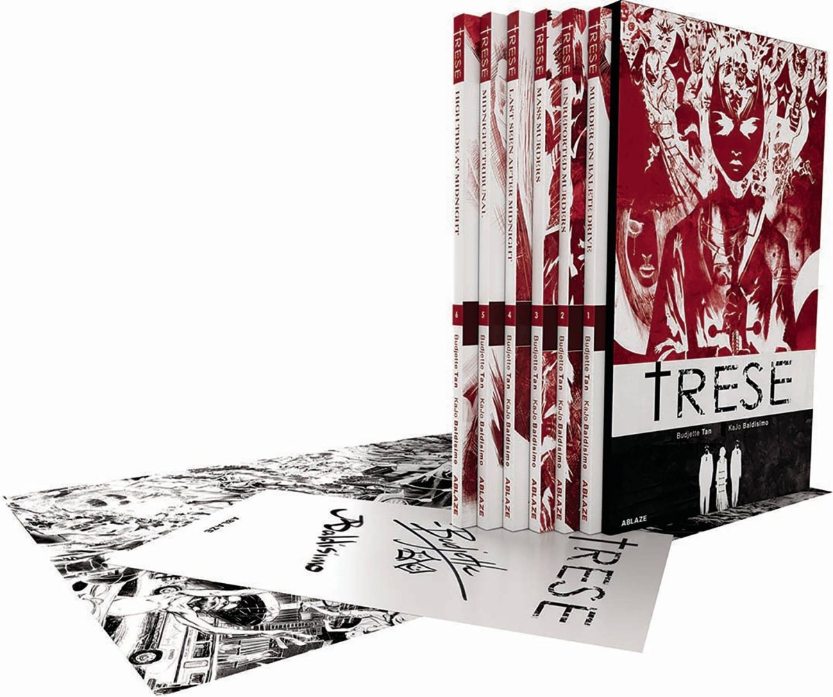 Trese Box Set Gn Vol 01- 06 Signed *PRE-ORDER* - Walt's Comic Shop