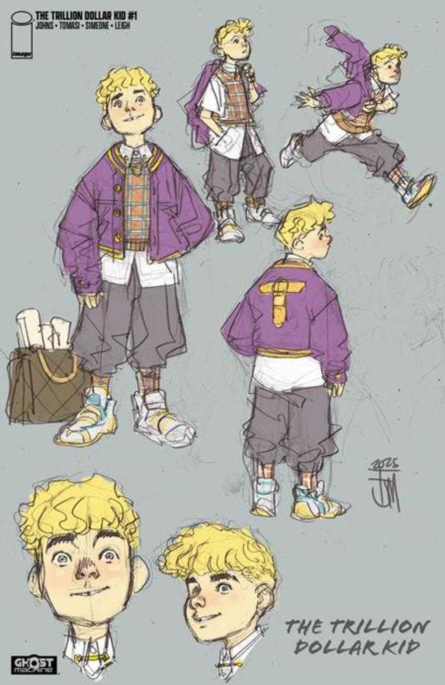 Trillion Dollar Kid 1 (Of 2) Cover D Francis Manapul Design 1:20 Ratio Variant - Walt's Comic Shop
