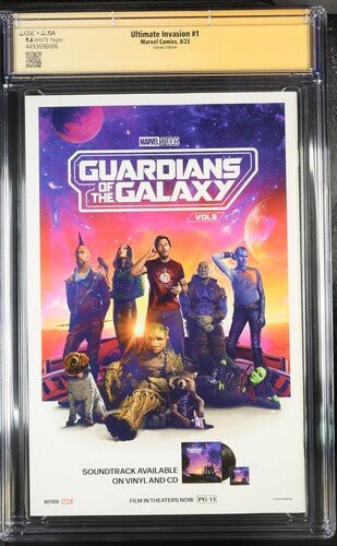Ultimate Invasion #1 singed by SARA PICHELLI AUTHENTICATED AUTOGRAPH CGC 9.6 - Walt's Comic Shop