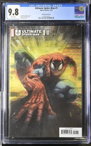 Ultimate Spider - Man #1 Klein Variant Cover CGC 9.8 - Walt's Comic Shop