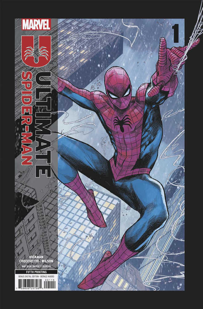 Ultimate Spider - Man #1 Marco Checchetto 5TH Printing Variant - Walt's Comic Shop