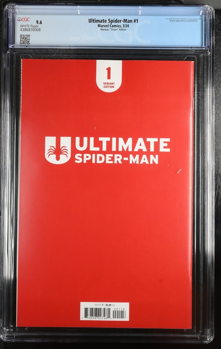 Ultimate Spider-Man #1 Marquez 1:100 Virgin Edition CGC 9.6 - Walt's Comic Shop