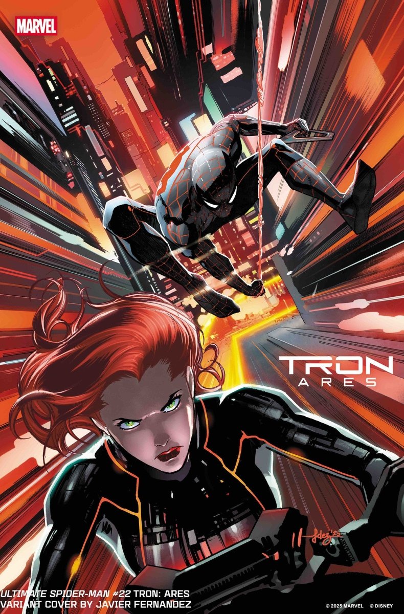 Ultimate Spider - Man 22 Javier Fernandez Tron: Ares Variant - Walt's Comic Shop