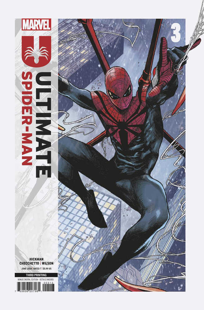 Ultimate Spider - Man #3 Marco Checchetto 3RD Printing Variant - Walt's Comic Shop