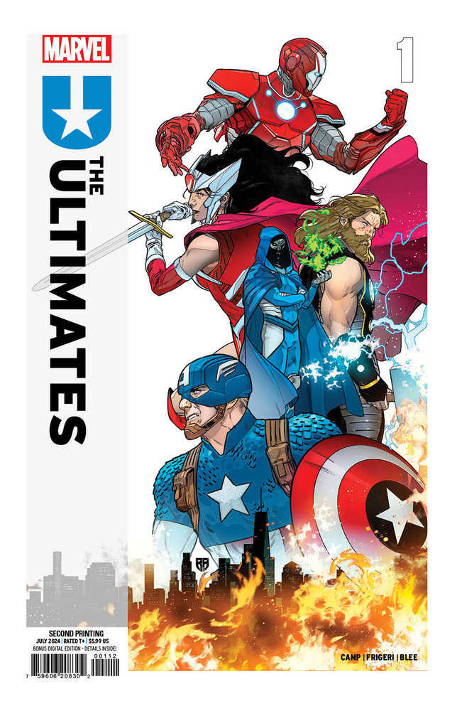 Ultimates #1 R.B. Silva 2nd Print Variant - Walt's Comic Shop