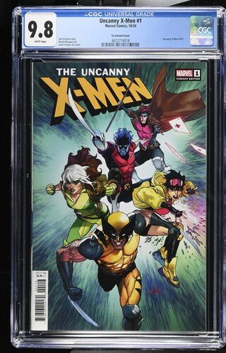 Uncanny X - Men 1 10/24 Marvel Comics Yu 1:25 Variant Cover CGC 9.8 - Walt's Comic Shop