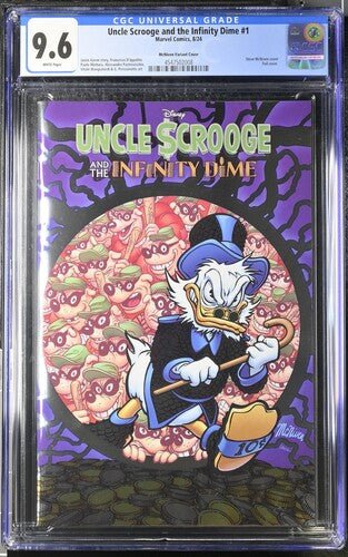 Uncle Scrooge and the Infinity Dime #1 McNiven Variant Foil Cover CGC 9.6 - Walt's Comic Shop