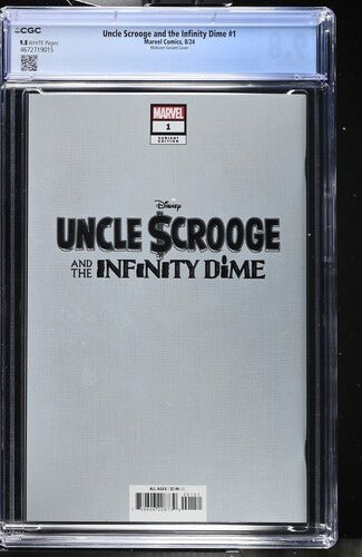 Uncle Scrooge and the Infinity Dime 1 McNiven Variant Foil Cover CGC 9.8 - Walt's Comic Shop
