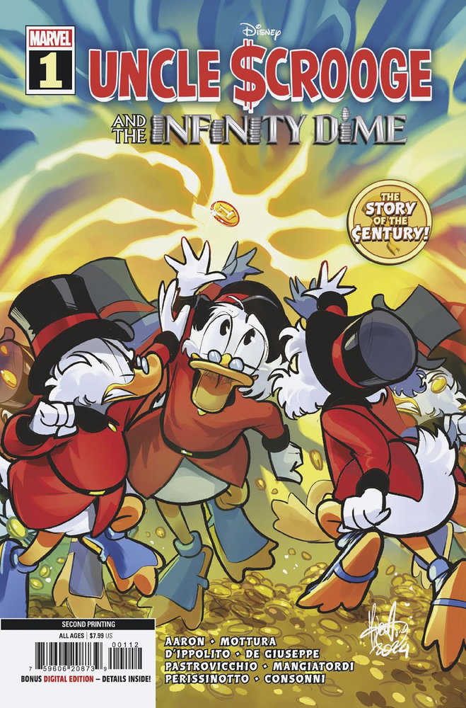 Uncle Scrooge And The Infinity Dime #1 Mirka Andolfo 2nd Print Variant - Walt's Comic Shop