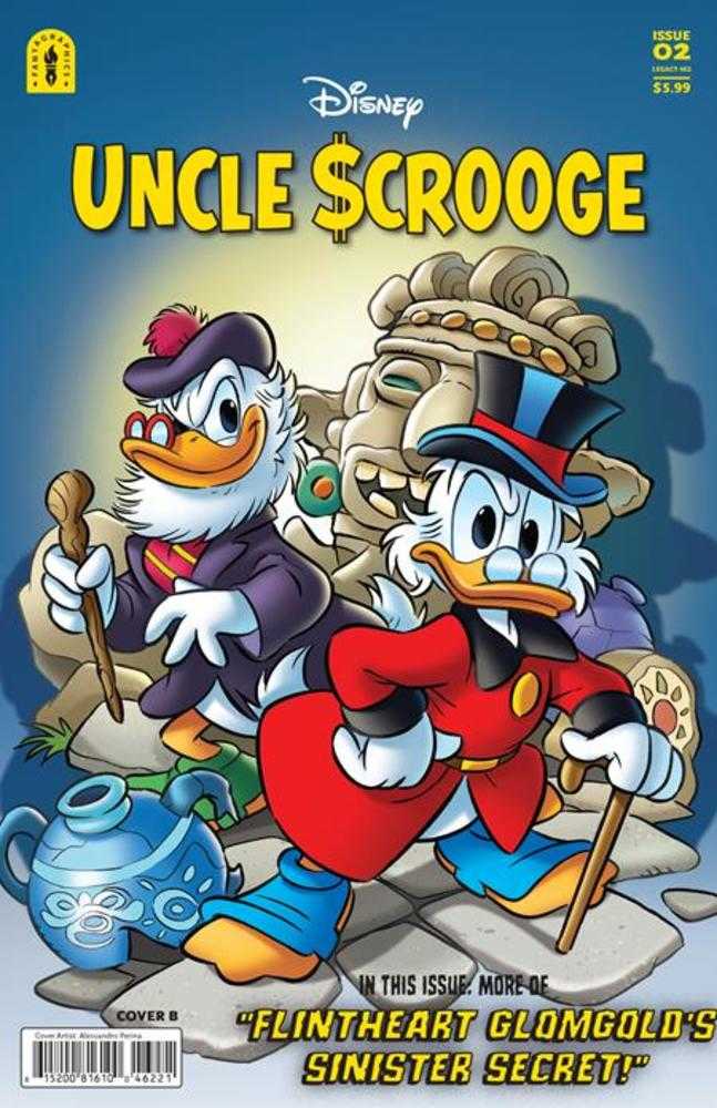 Uncle Scrooge Flintheart Glomgolds Sinister Secret 2 (Of 3) Cover B Alessandro Perina Variant - Walt's Comic Shop