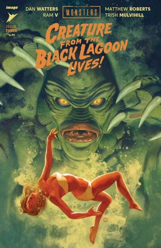 Universal Monsters Creature From The Black Lagoon Lives #3 (Of 4) Cover B Julian Totino Tedesco Variant - Walt's Comic Shop