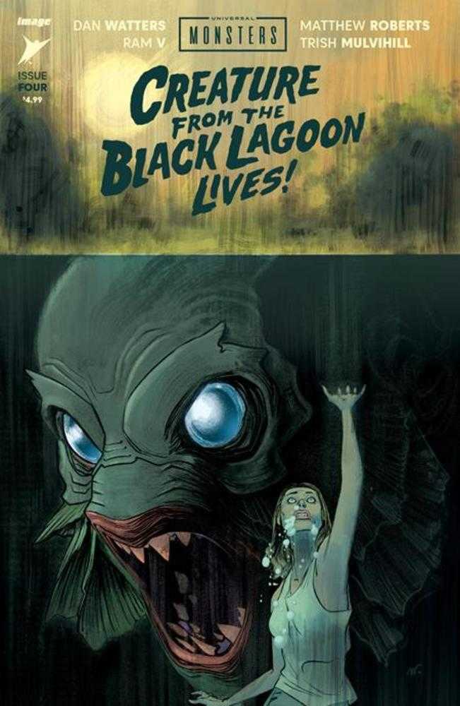 Universal Monsters Creature From The Black Lagoon Lives! #4 (Of 4) Cover A Matthew Roberts - Walt's Comic Shop